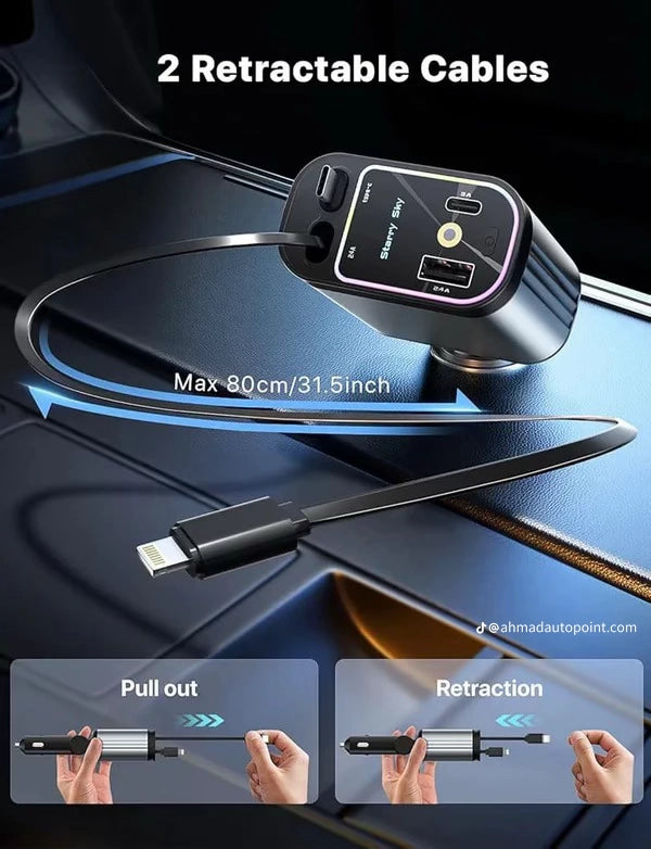TurboCharge Pro - Carregador Automóvel Inteligente de Carregamento Rápido
