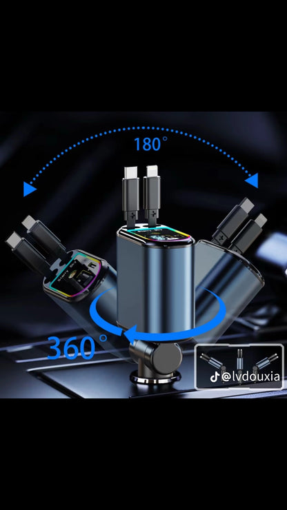 TurboCharge Pro - Carregador Automóvel Inteligente de Carregamento Rápido